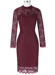 Adorable Wine Red Long Sleeve Mother of the Bride Dresses