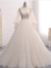 Off Shoulder Bridal Dress Applique Bridal Dress High Quality Wedding Dress