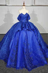 Quinceanera Dress Gorgeous Sweetheart Ball Gown Cap sleeve Court Train