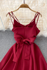 Cute V-Neck Short Dresses, A-Line Fashion Dresses