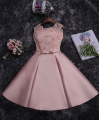 Cute Lace Sequins Short Prom Dress, Homecoming Dress