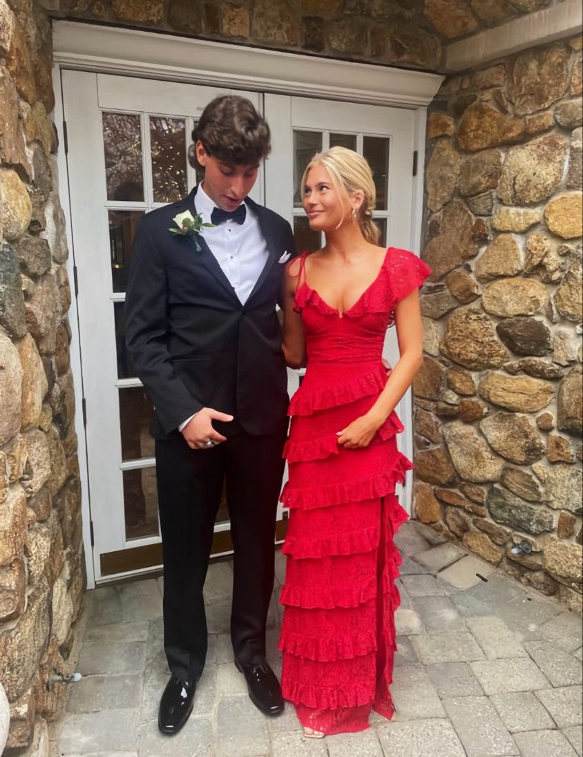 Red Prom Dress, Sexy Prom Dress